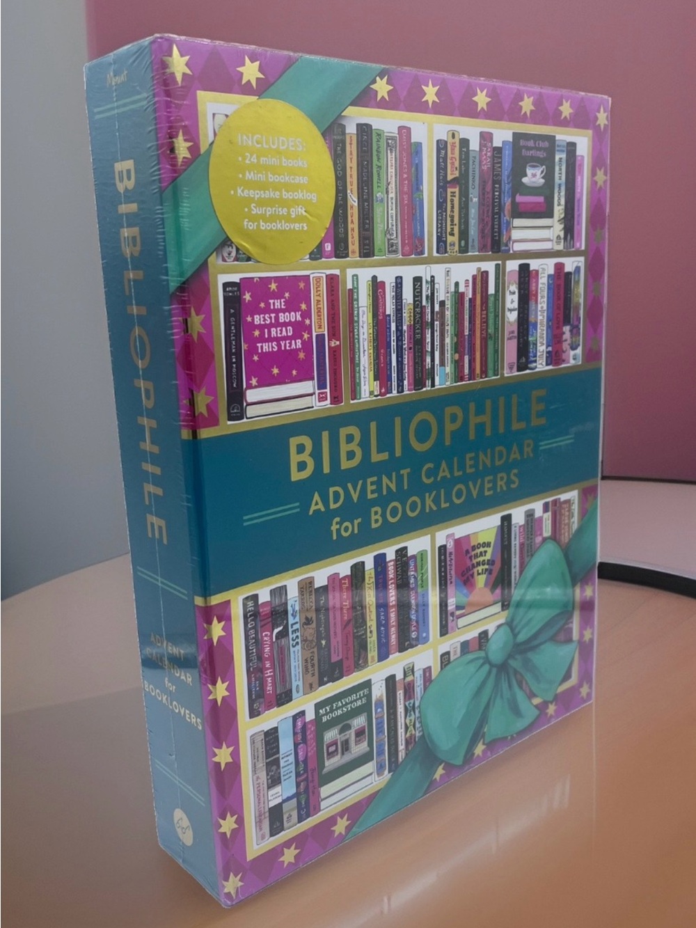 Bibliophile Christmas Advent Calendar Book Lovers Mini Bookcase Jane Mount